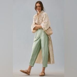 MAEVE BELTED TAPERED PANTS